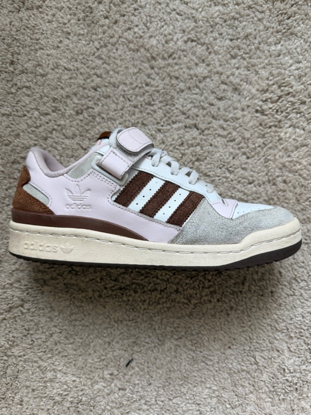 adidas Forum Low Womens Size 7.5 Pink Brown Strawberry Chocolate GY6783